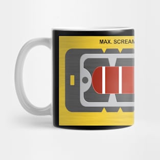 Scream Meter- Horizontal Mug